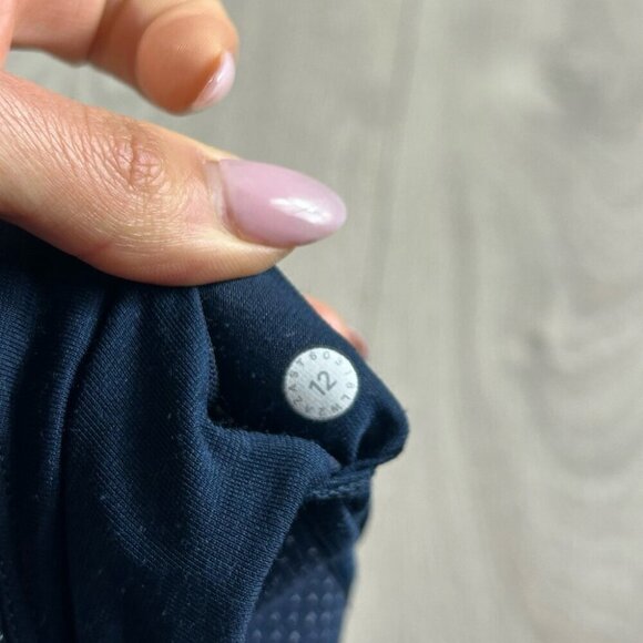 Lululemon Energy Sports Bra Pacific Pointe Jacquard True Navy Onyx Blue - Picture 9 of 11